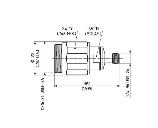 HuberSuhner/Adapter/33_PC7-PC35-50-1/1--_UE